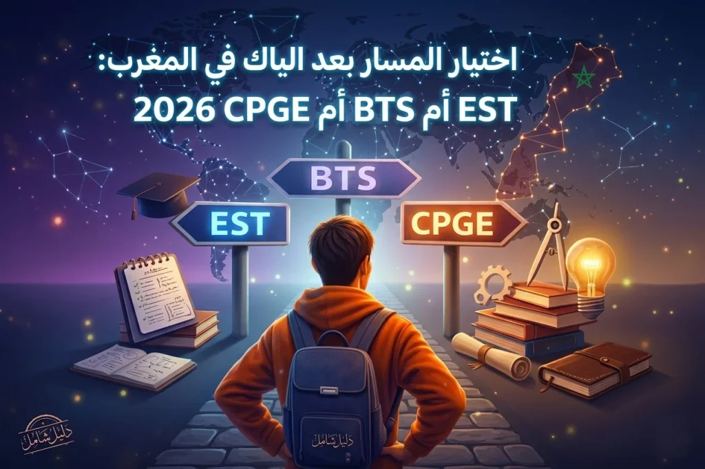 اختيار المسار بعد الباك في المغرب EST أم BTS أم CPGE