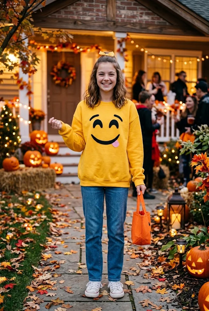 23. DIY Emoji Costume