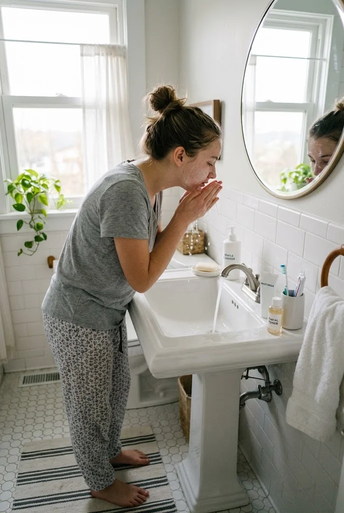 3. Wash Your Face Gently