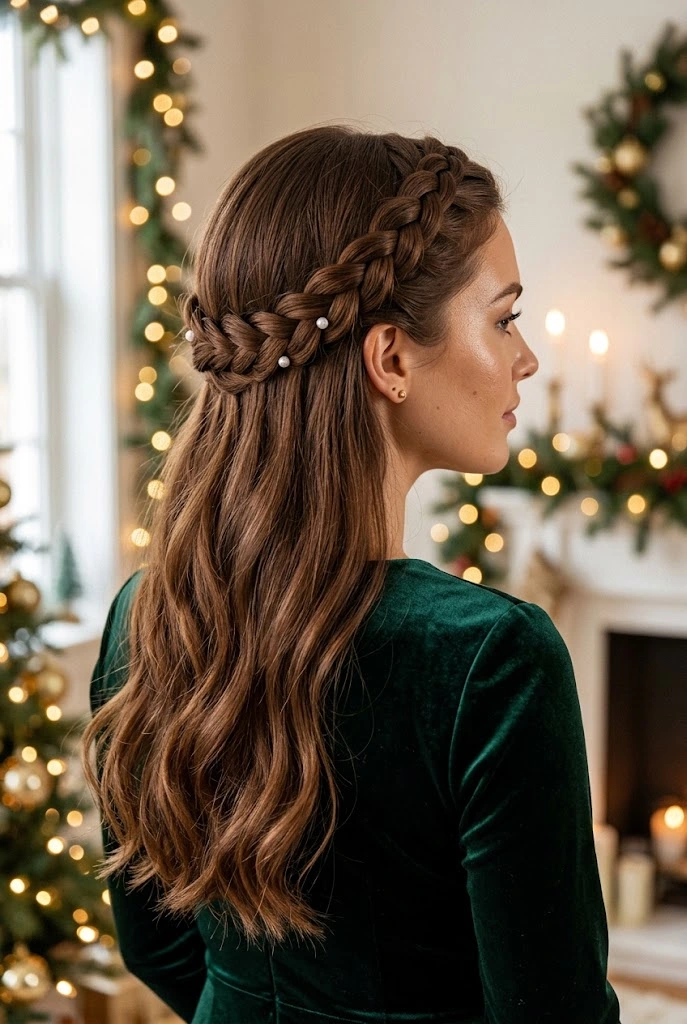 Festive Braided Crown