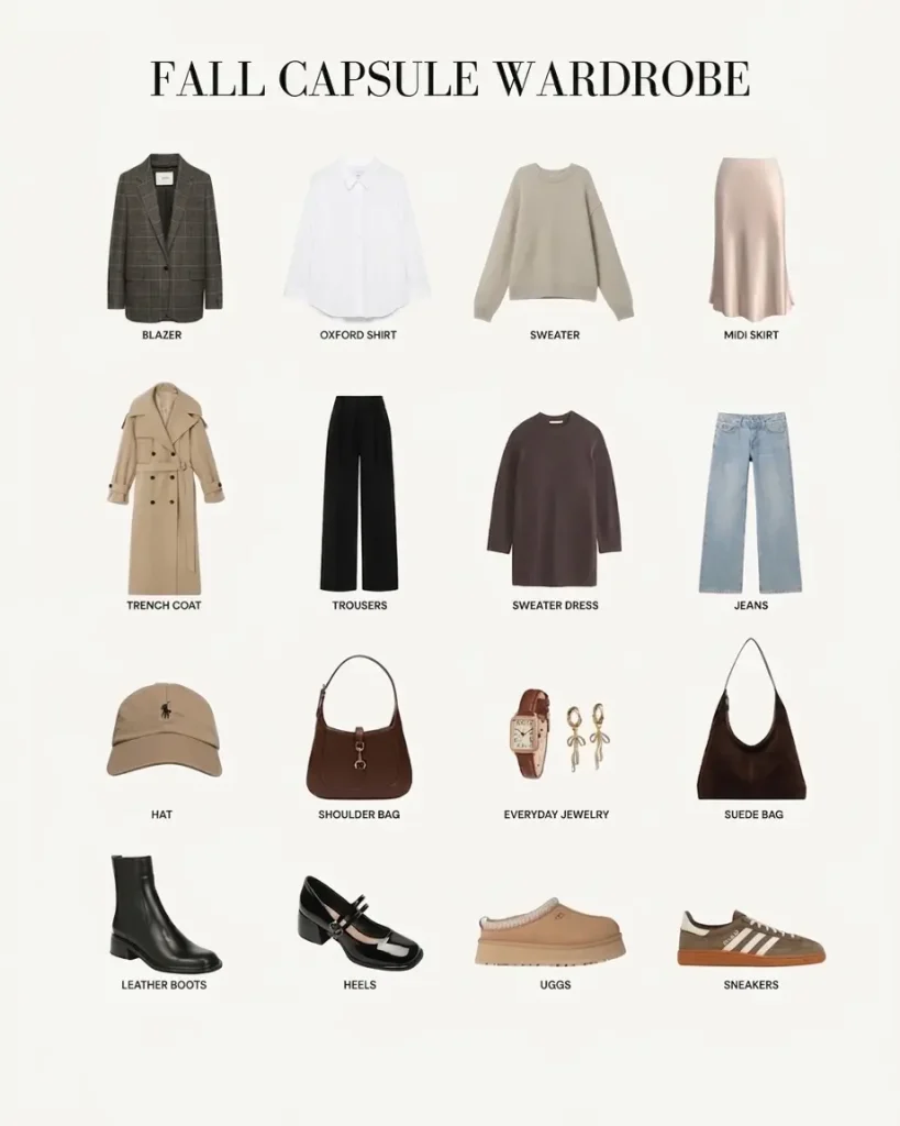 fall capsule wardrobe