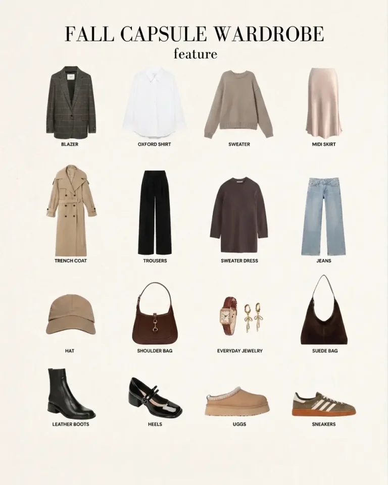 fall capsule wardrobe