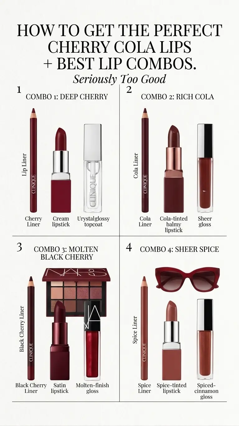 How to Get the Perfect Cherry Cola Lips + Best Lip Combos