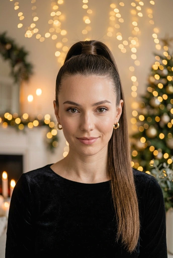 High Sleek Ponytail