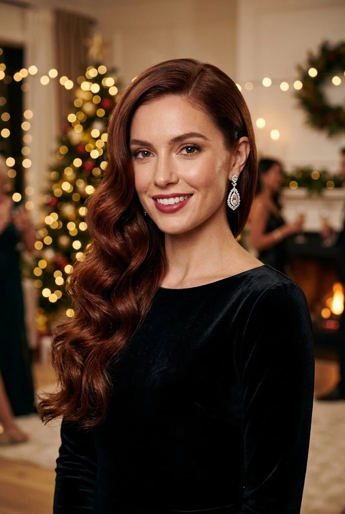 Side-Swept Curls