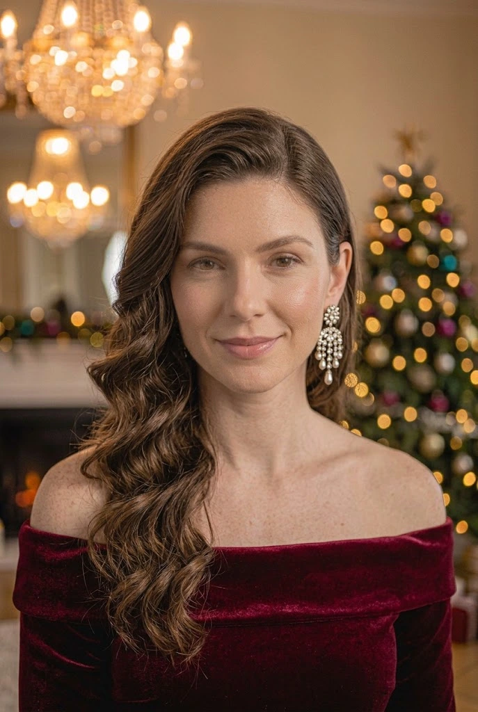 Side-Swept Curls