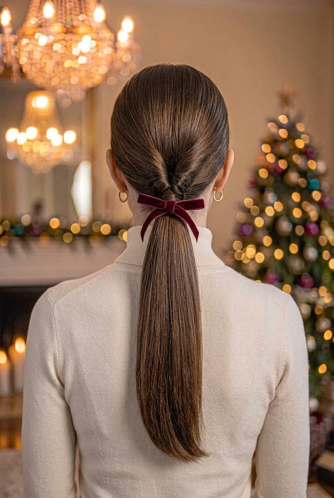 Twisted Low Ponytail